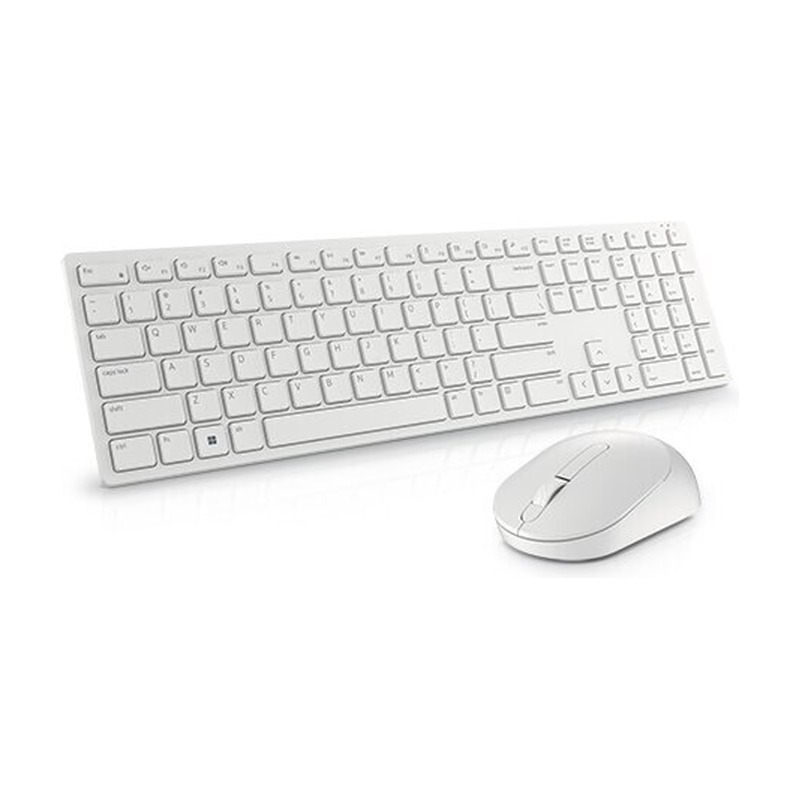 Teclado e mouse sem fio Dell Pro KM5221W — Branco