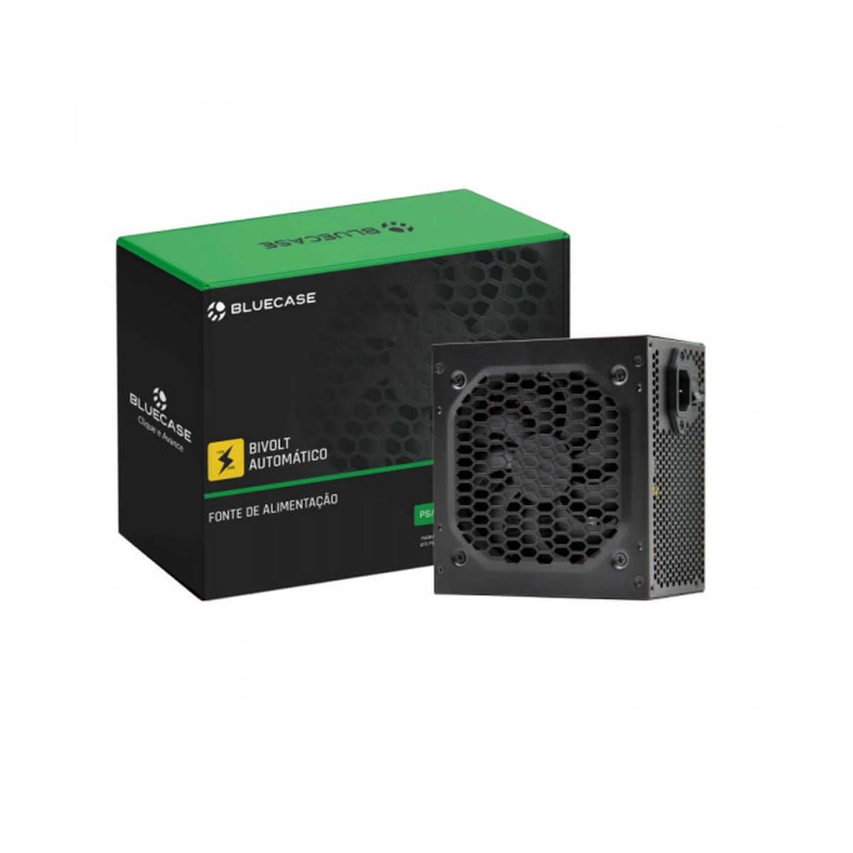 Fonte ATX Bluecase 600W Bivolt Automática BLU600-ATPS2