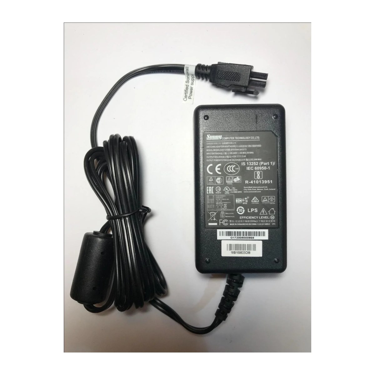 Fonte SonicWall 12V 2A SYS1544-2412T3